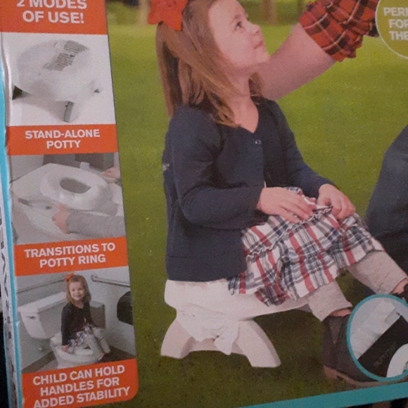 Summer My Travel Potty Deluxe 2-in-1 Foldable Travel Potty w Storage Pouch - Picture 2 of 8